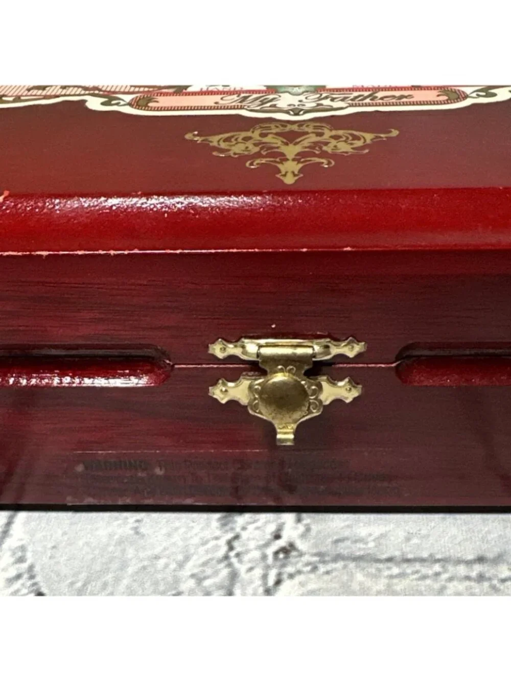 Empty Wood Cigar Box My Father Garcia Cigars No. 2 Belicoso 11